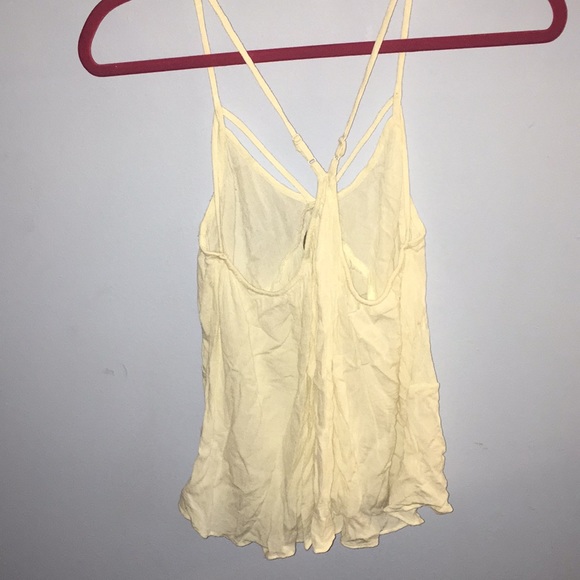 Cropped off white tank top - Picture 3 of 3